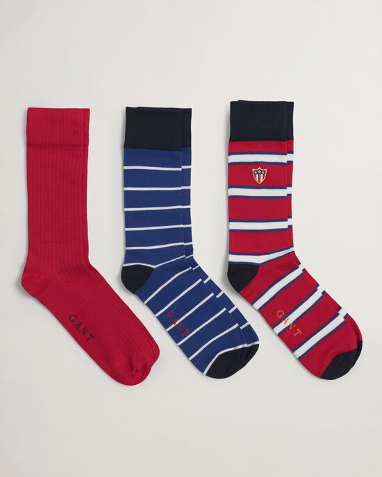 Set van drie paar Banner Shield sokken in cadeauverpakking