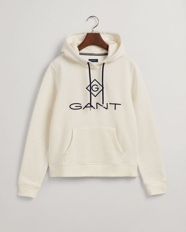 Logo hoodie van sweatstof