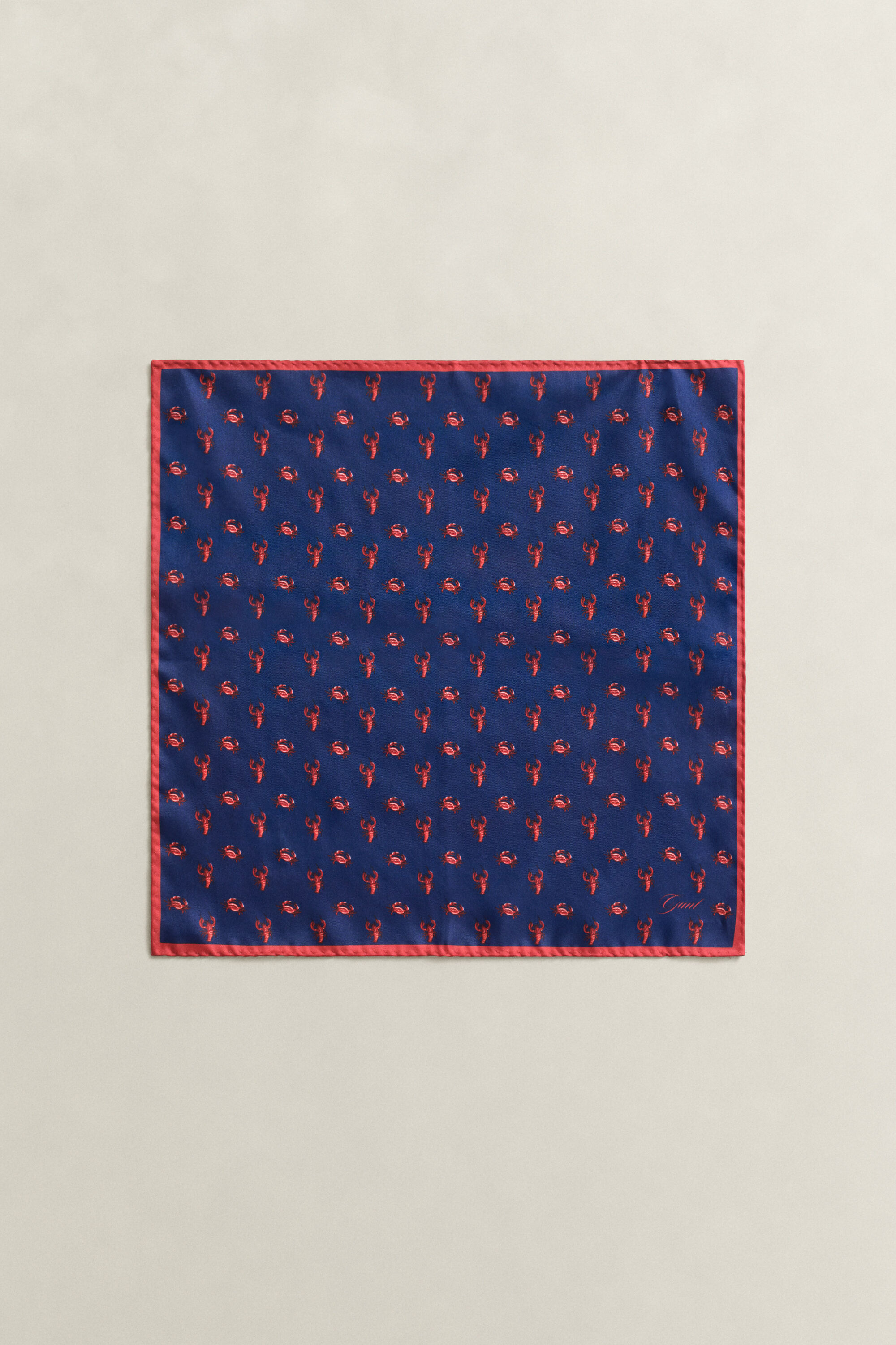 Pochette à motif crabe