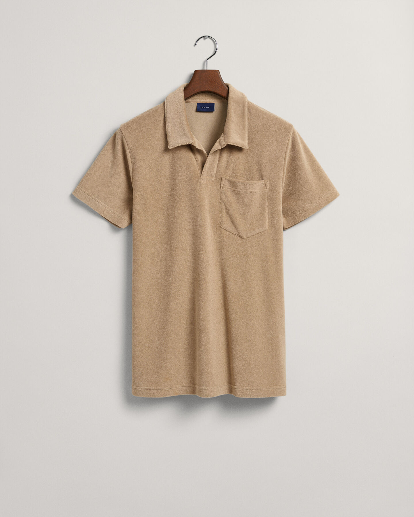 Polo en coton piqu&eacute; Terry Cloth