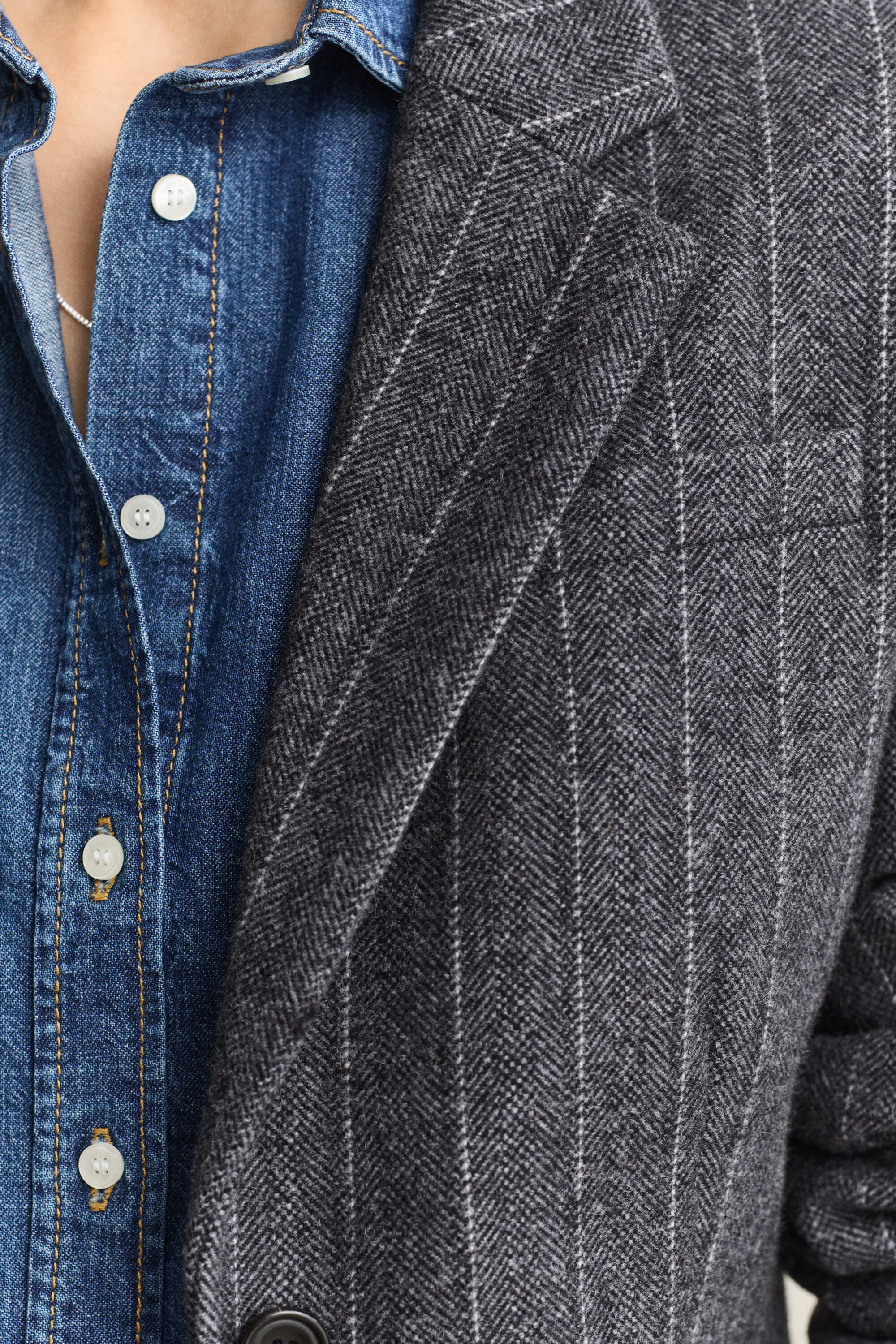 Veste blazer Hourglass à rayures tennis