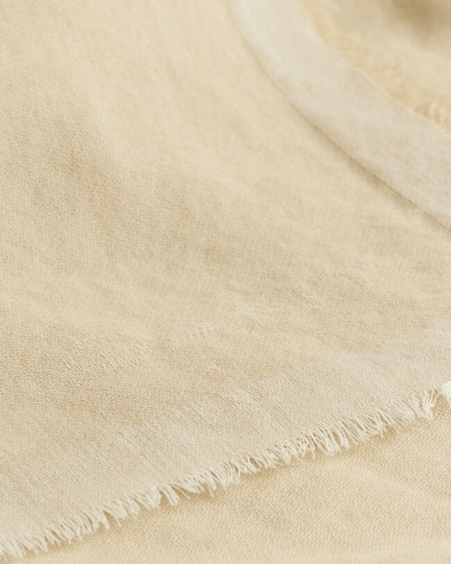 Foulard tissé en laine mérinos