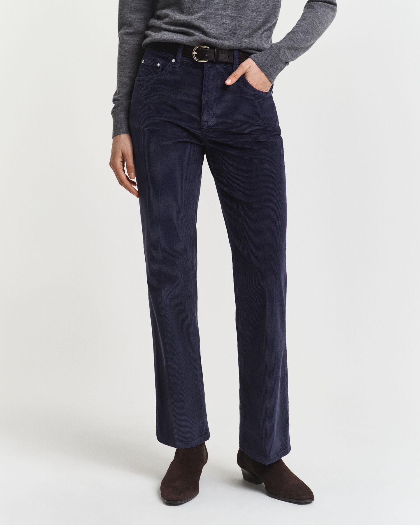Flared corduroy jeans