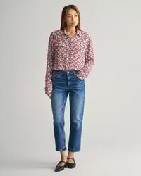 Relaxed Fit hemd met geometrische print