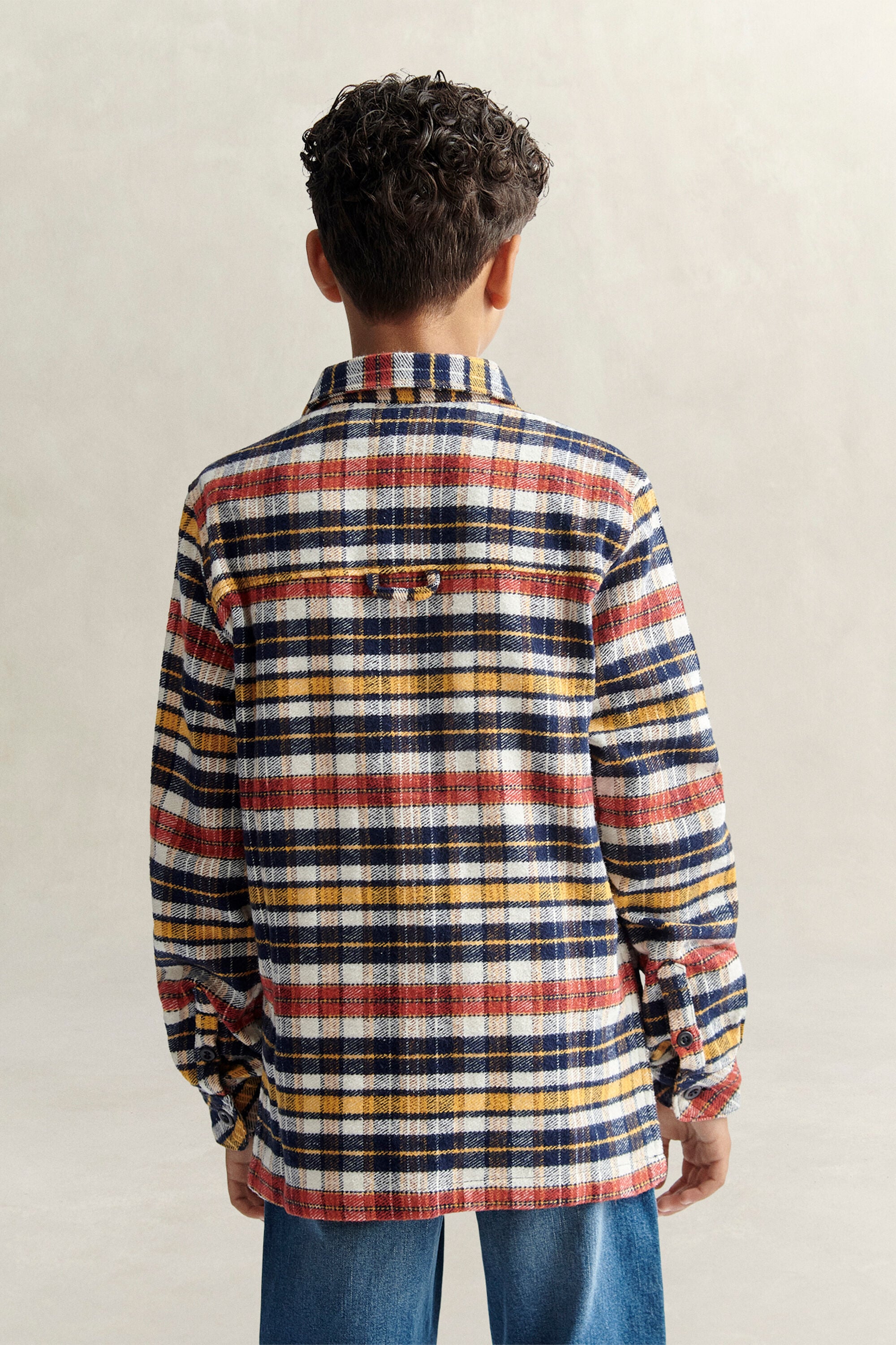 Teen Boys geruit overshirt