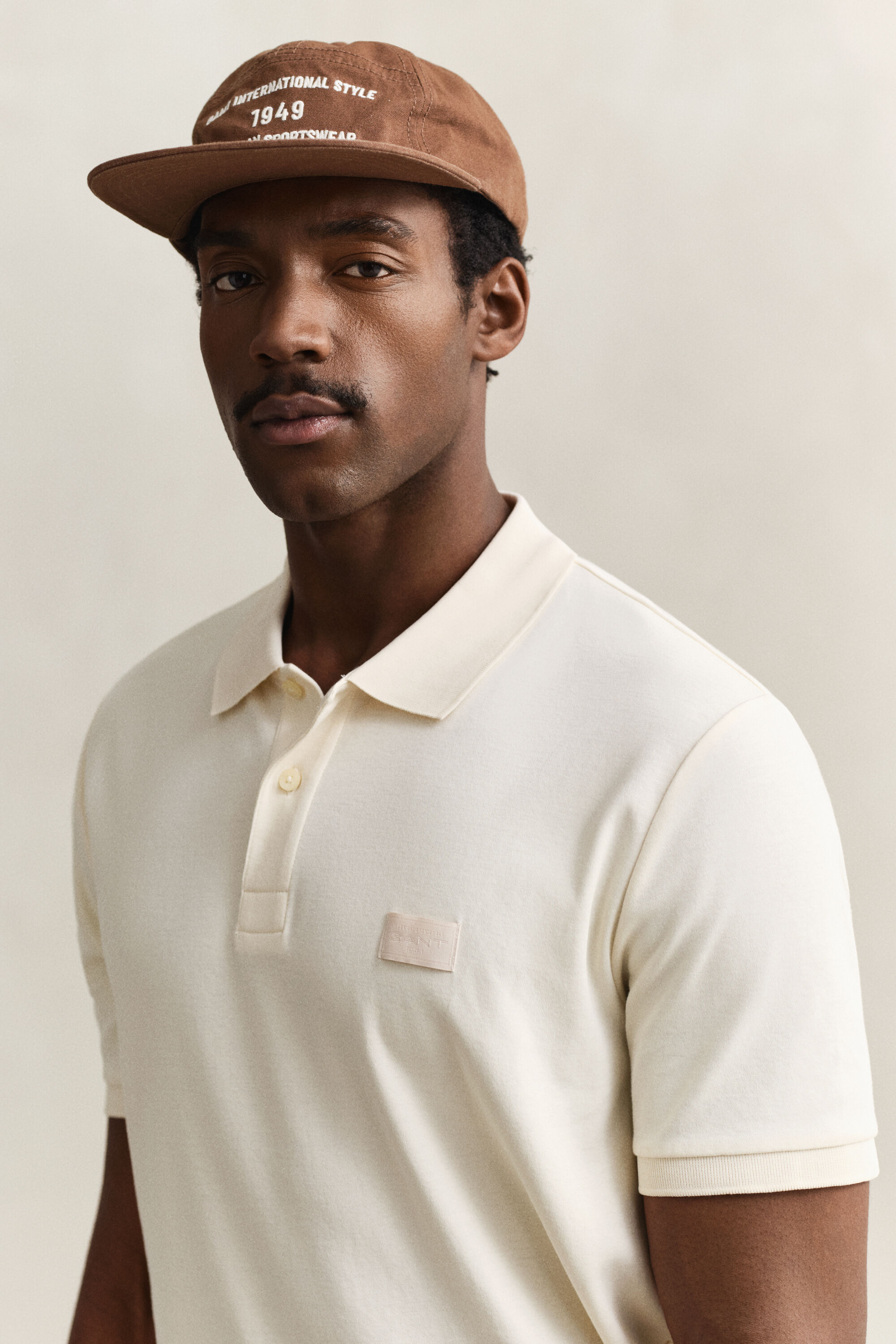 Polo en coton interlock