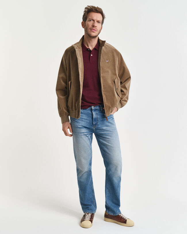 Regular Fit Shield piqué poloshirt