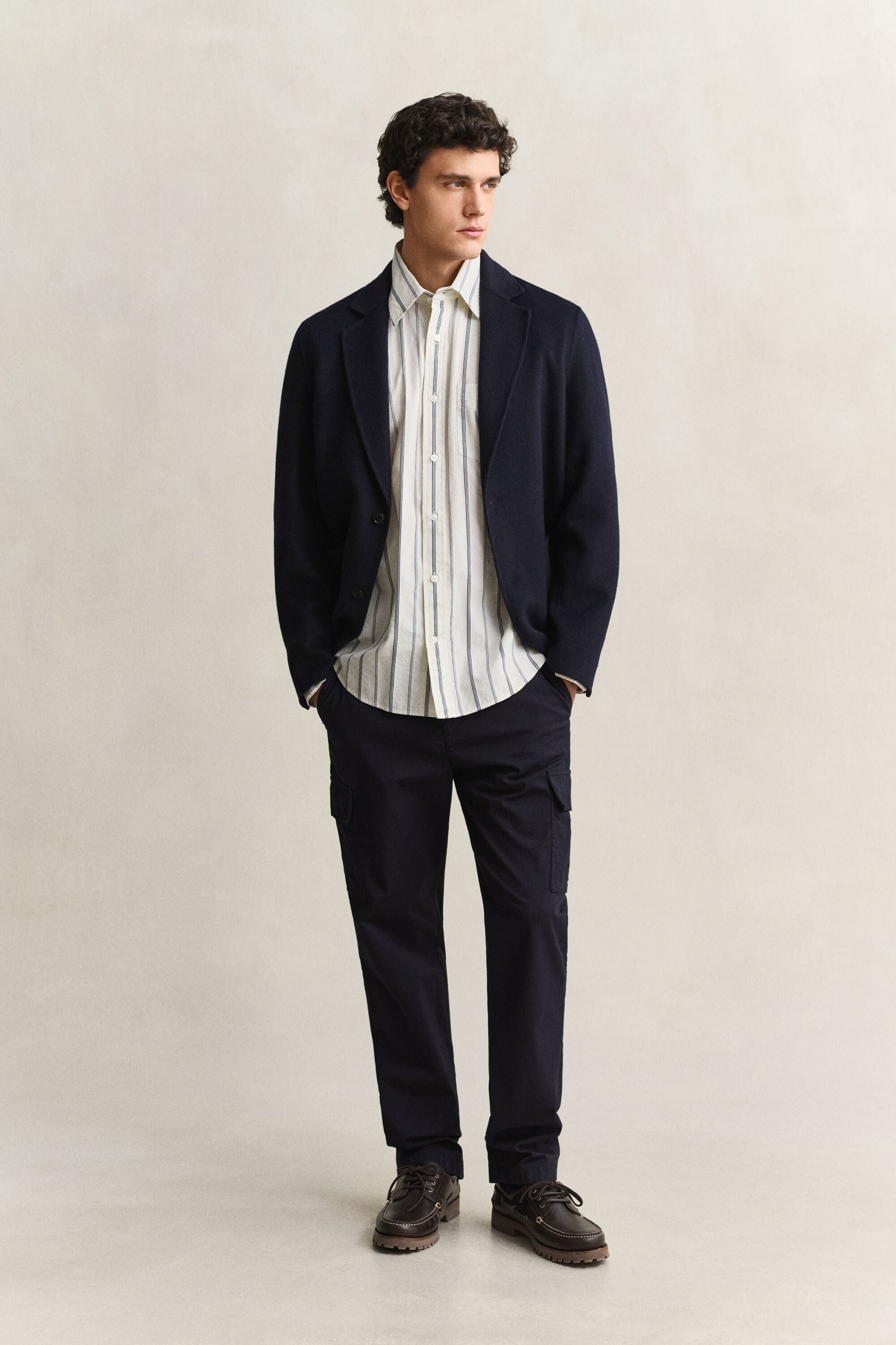 Relaxed Fit Dobby Striped overhemd