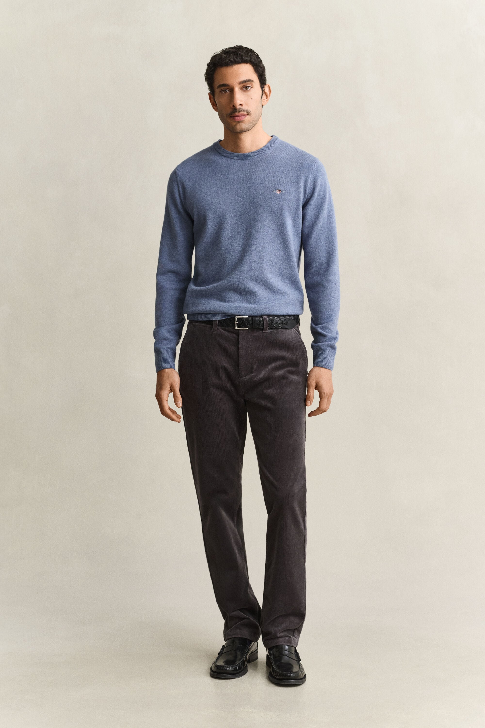 Pantalon Regular en velours côtelé