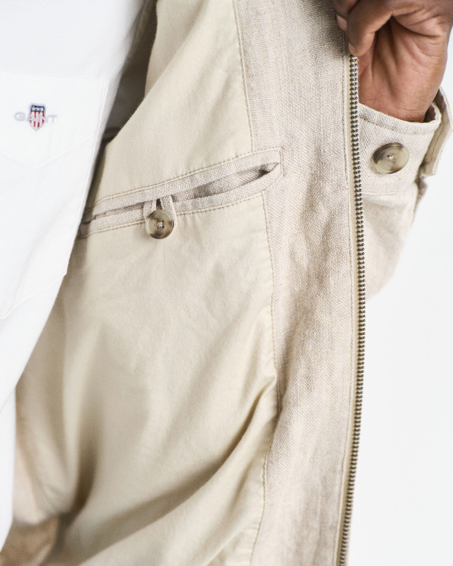 Linnen Harrington jack