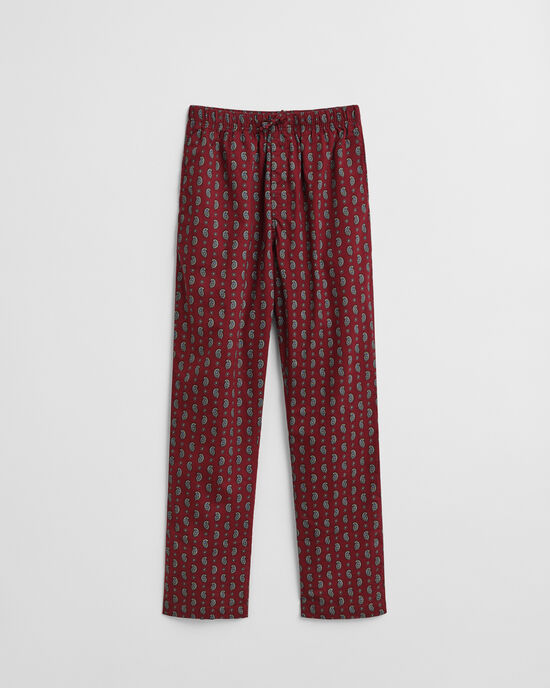 Flanellen pyjamabroek met paisleyprint