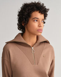 Icon G Essential sweater met korte rits