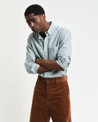 Chemise regular fit en coton Oxford à rayures Archive