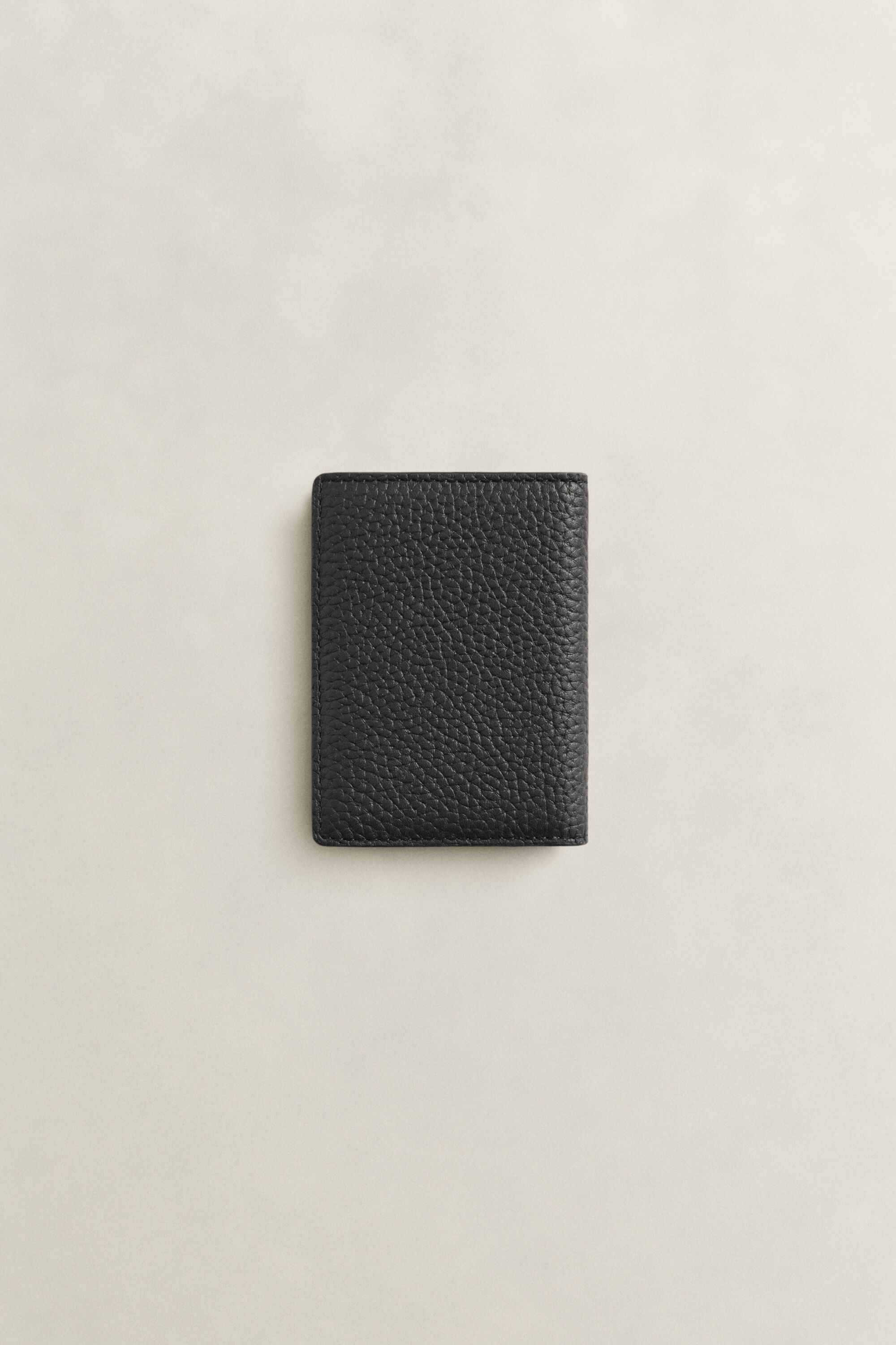 Porte-cartes en cuir à deux volets