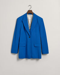 Veste blazer ajustée à épaules larges