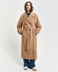 Trench-coat en laine