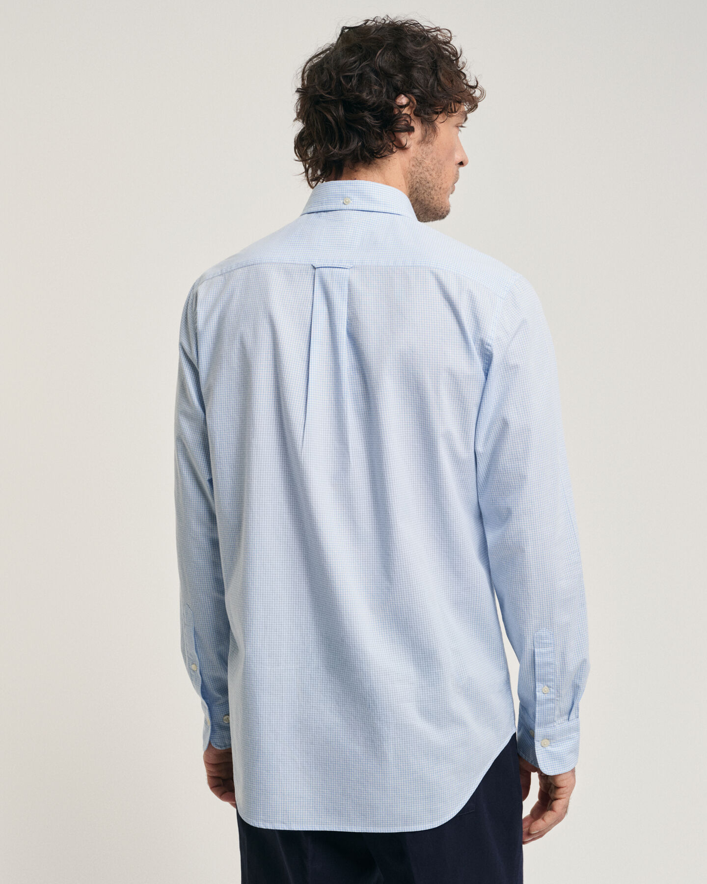 Basic Regular Fit Archive Shield hemd met Gingham-ruitje van katoenpoplin