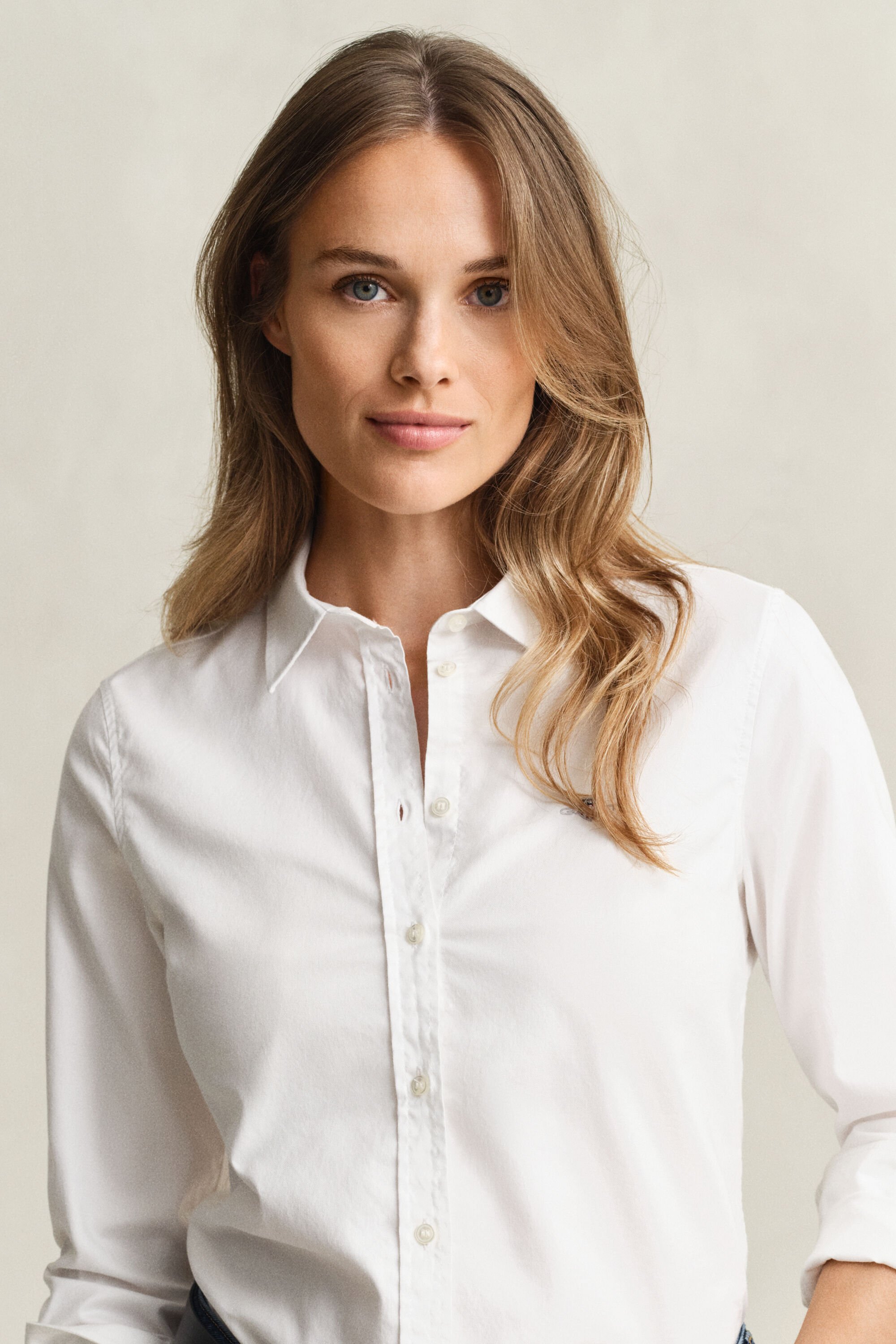 Chemise en coton Oxford stretch