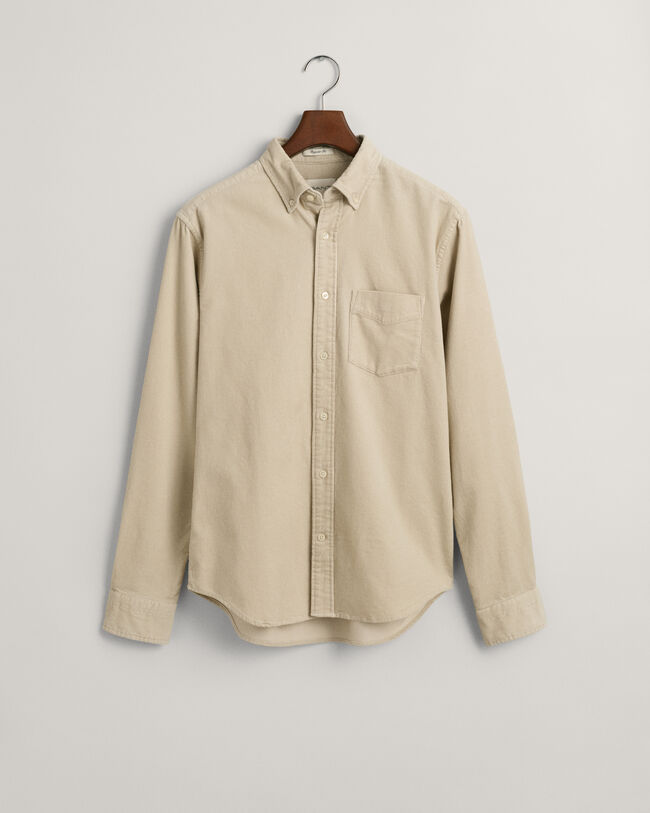 Regular Fit corduroy hemd
