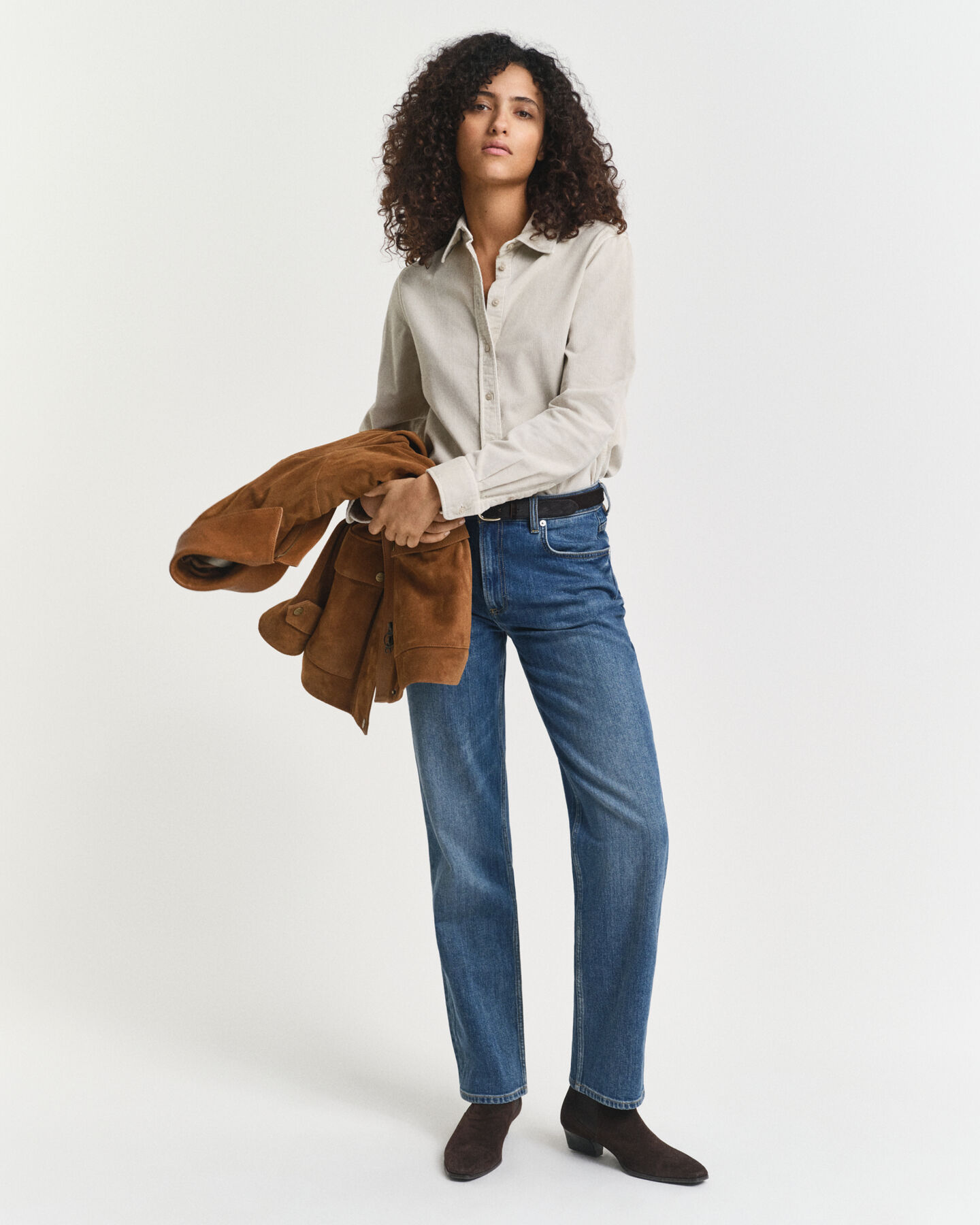 Regular Fit corduroy hemd