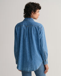 Chemise relaxed fit en denim