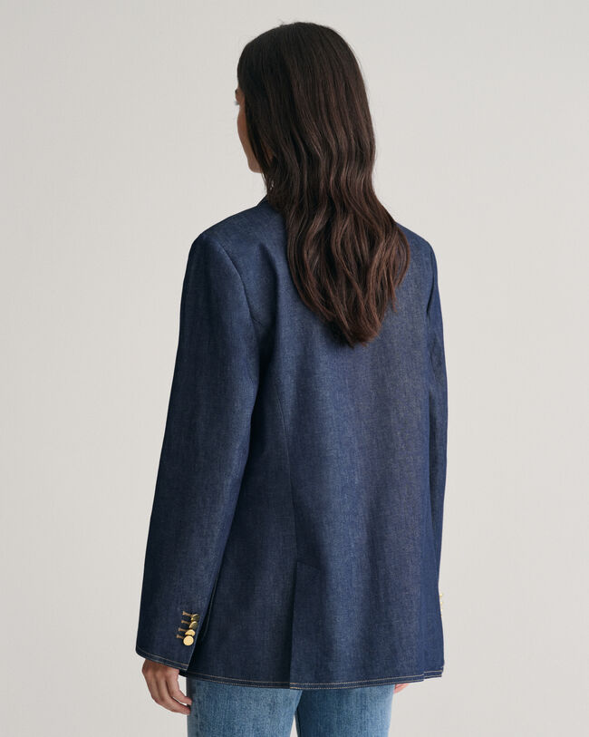 Veste regular fit en denim Club Blazer