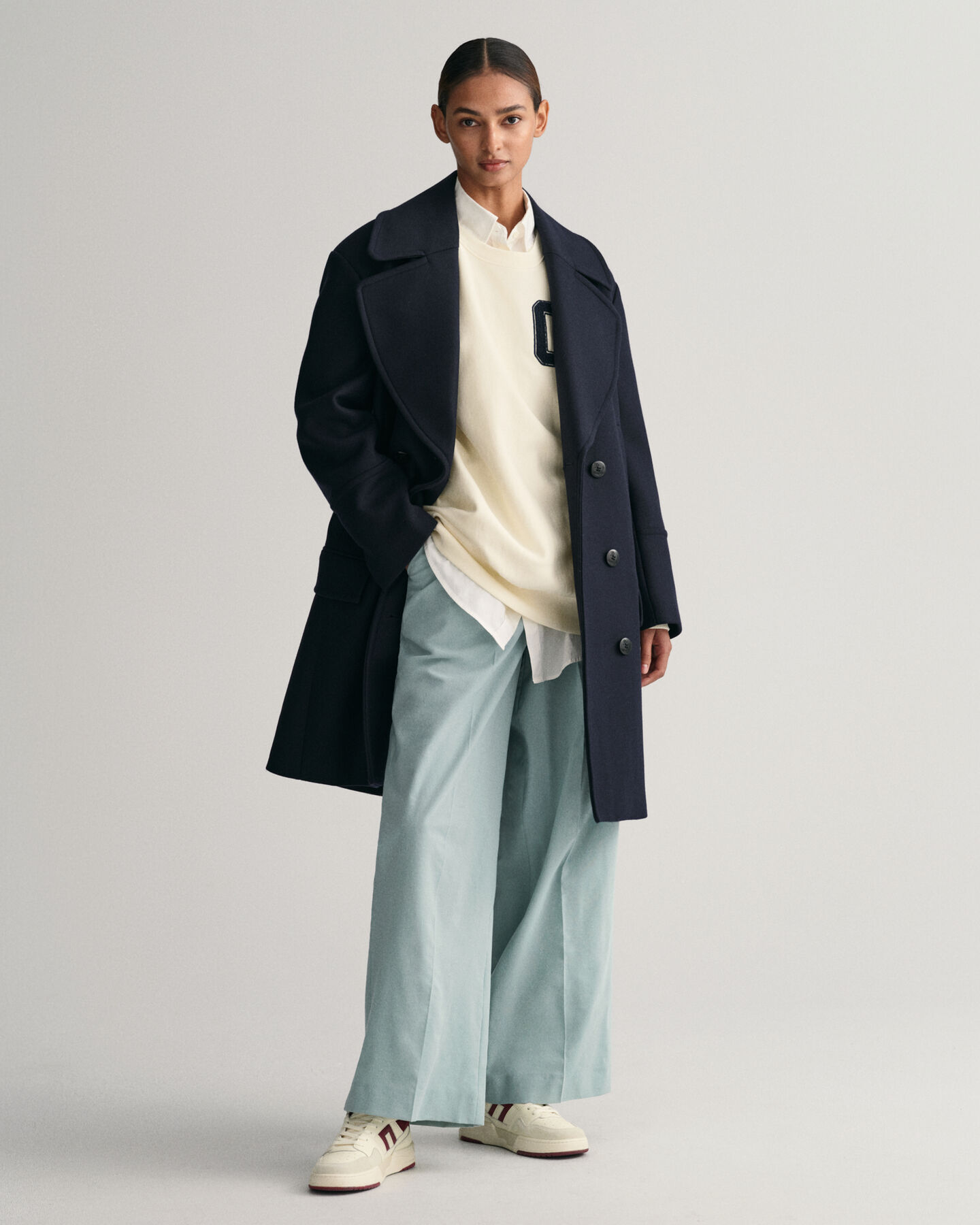 Oversized G-sweatshirt met ronde hals