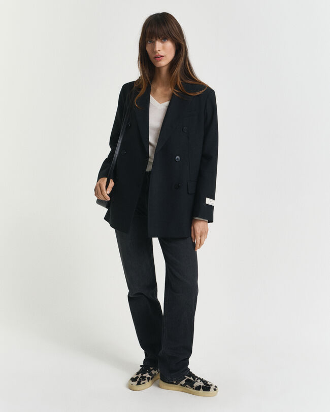 Trui met V-hals van extra zachte merinoswol