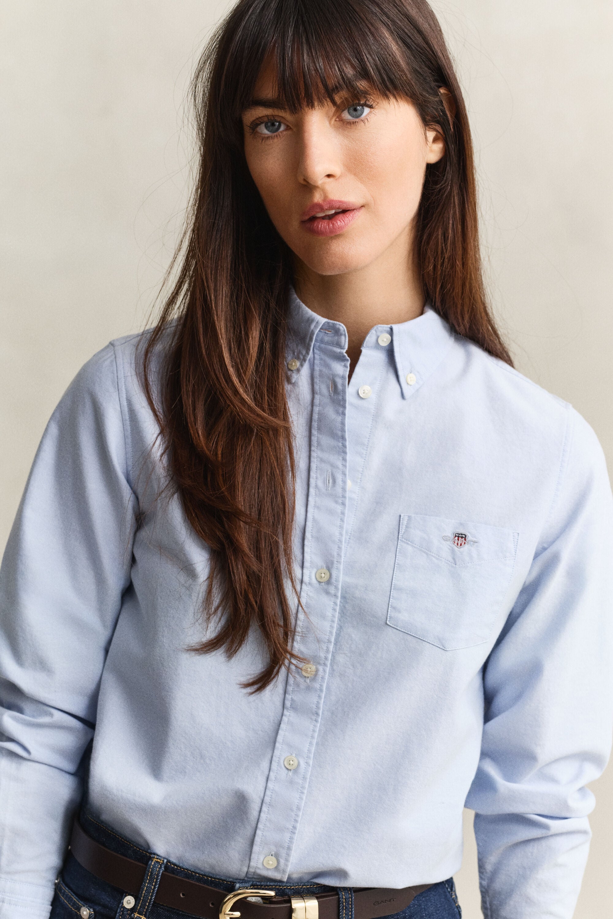 Chemise en coton Oxford classique