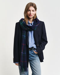 Geruite sjaal van kasjmiermix