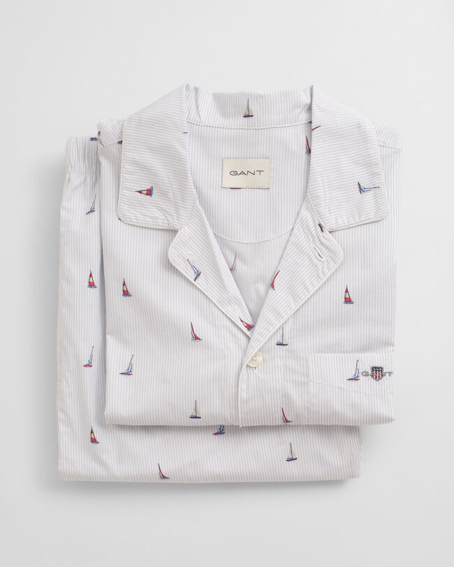 Pyjamaset met botenprint