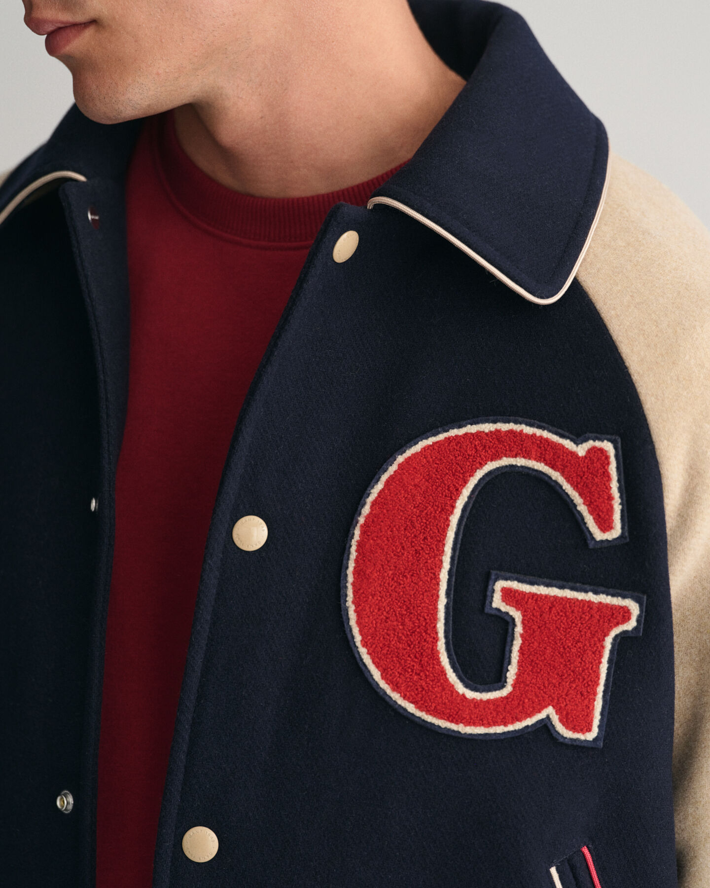 Wollen GANT Varsity Jacket