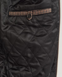 Veste en laine à carreaux Harrington