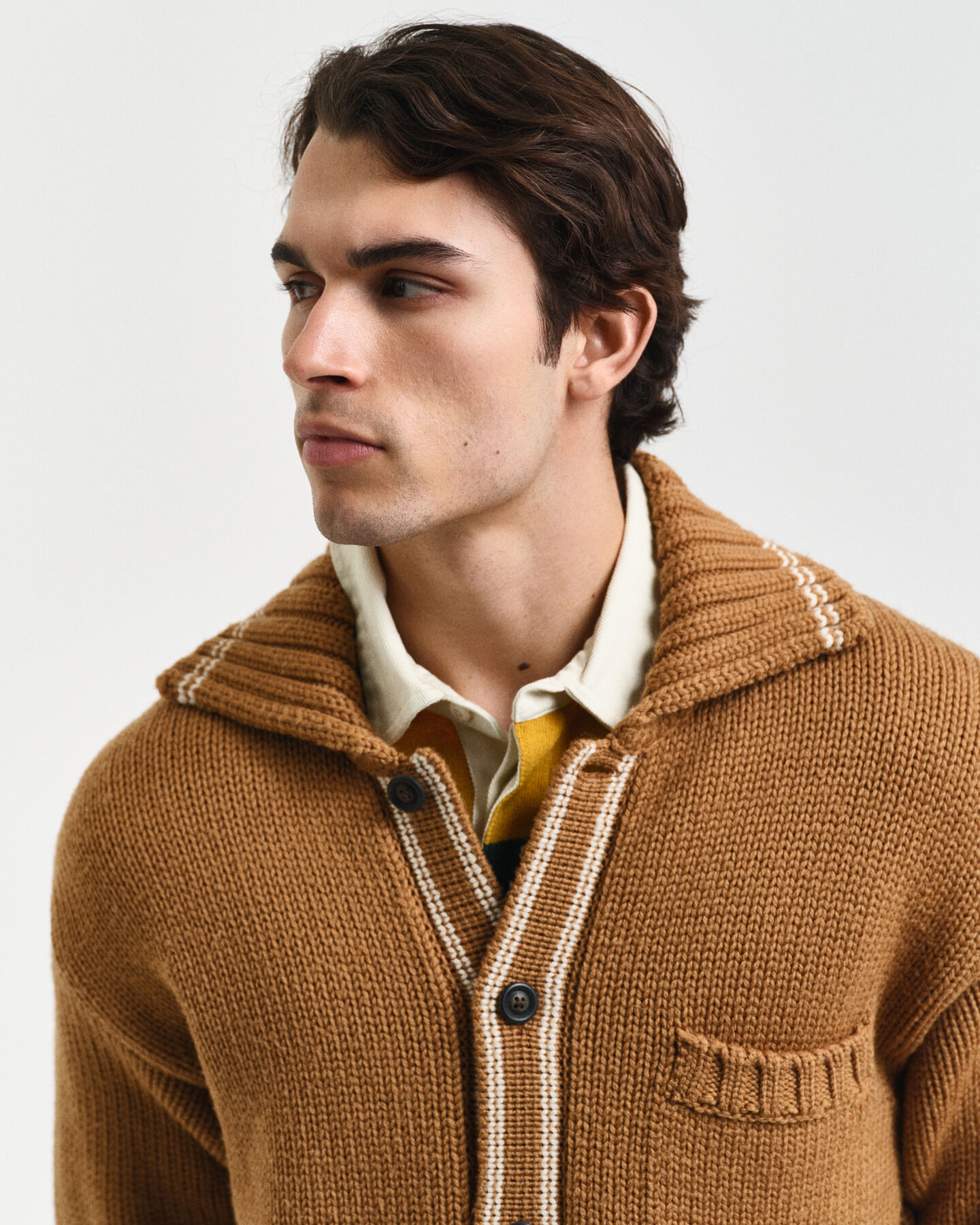 Cardigan en laine à boutons