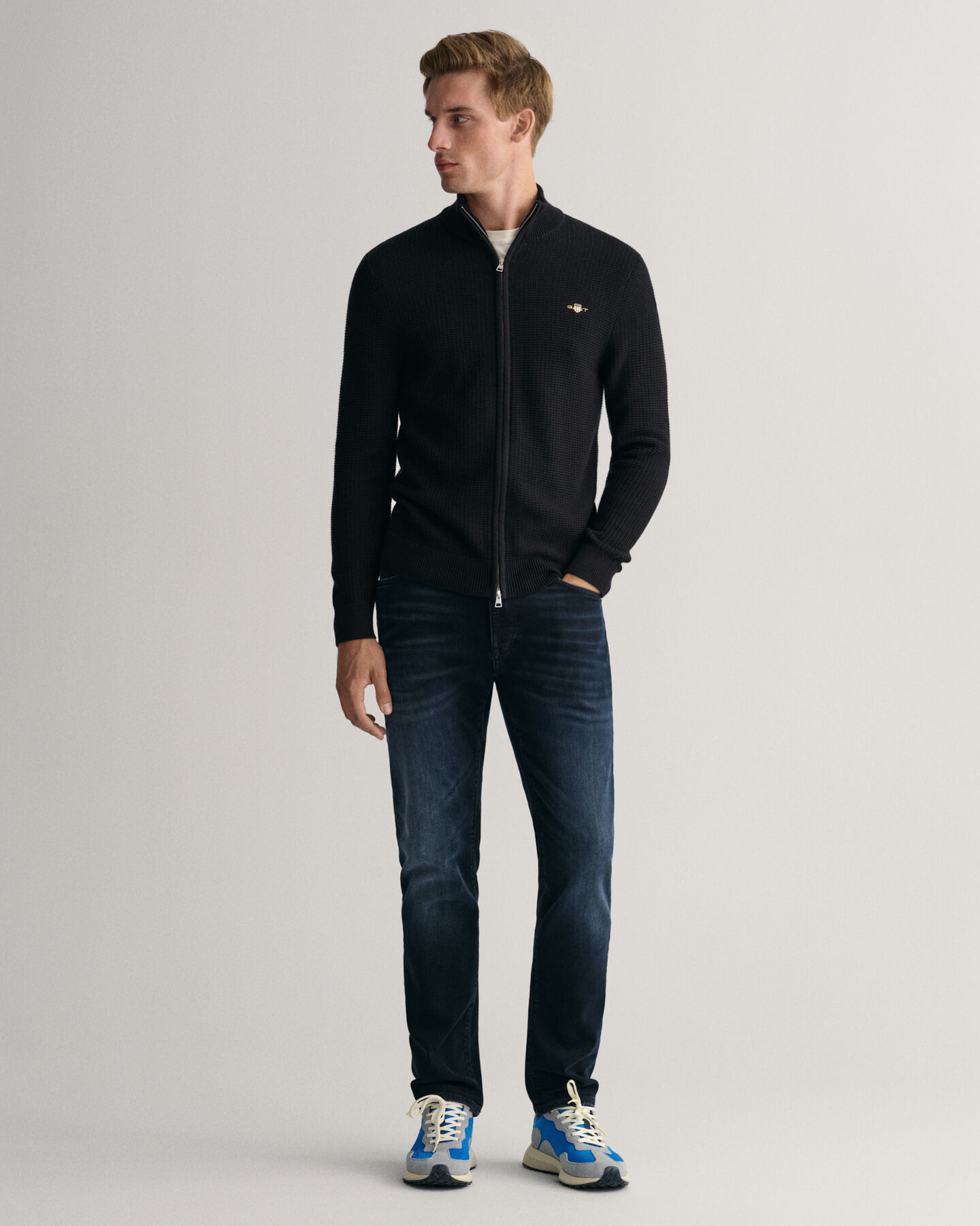 Katoenen Textured vest