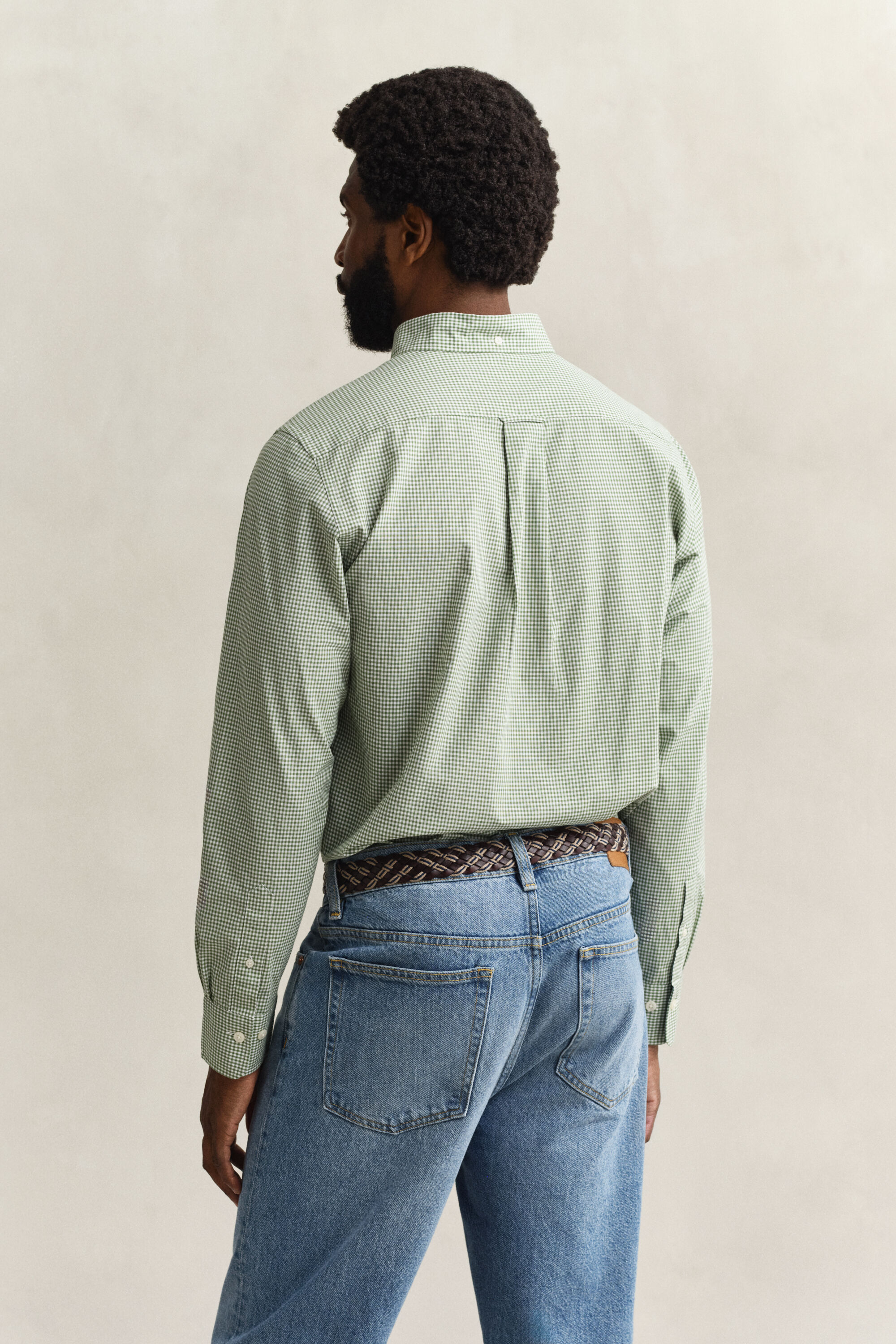 Chemise vichy en popeline classique