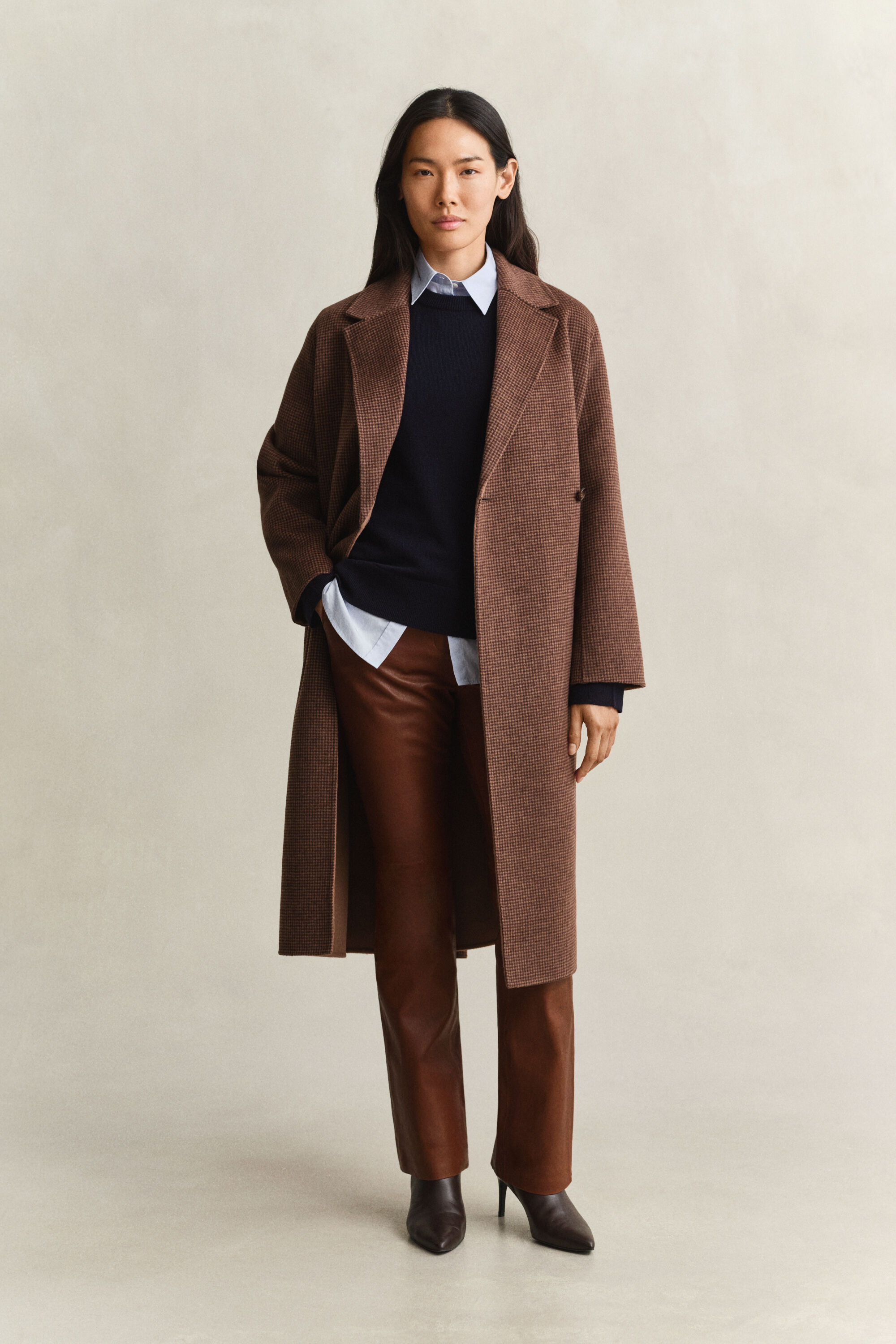 Pull col rond en laine d'agneau ultrafine