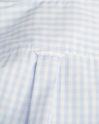 Regular Fit poplin hemd met Gingham-ruitje