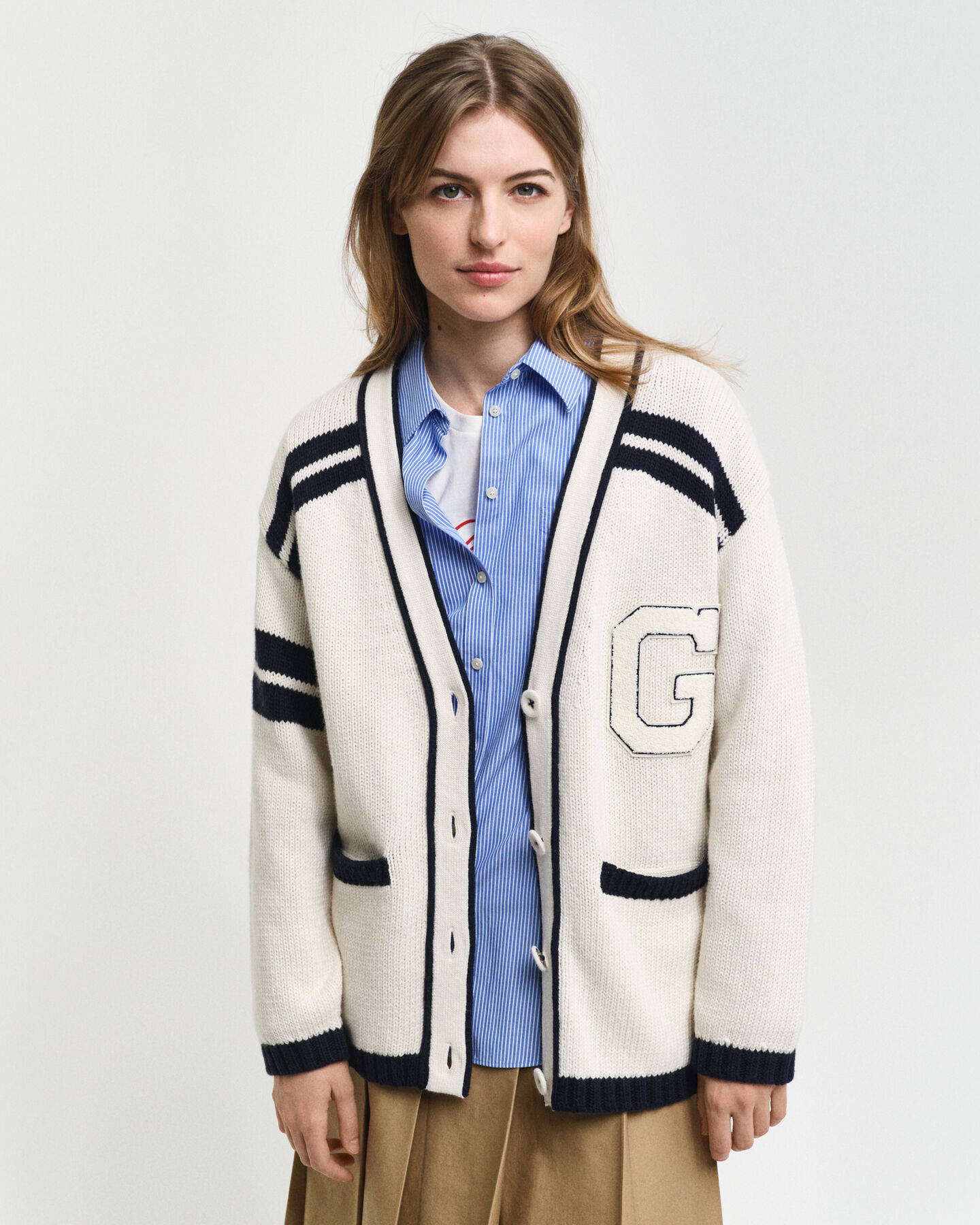 GANT Varsity vest met V-hals