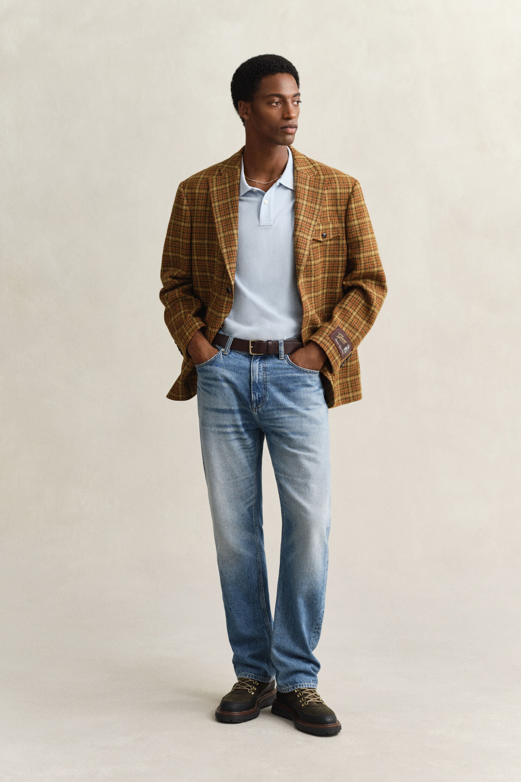 Regular Fit Shield piqué poloshirt