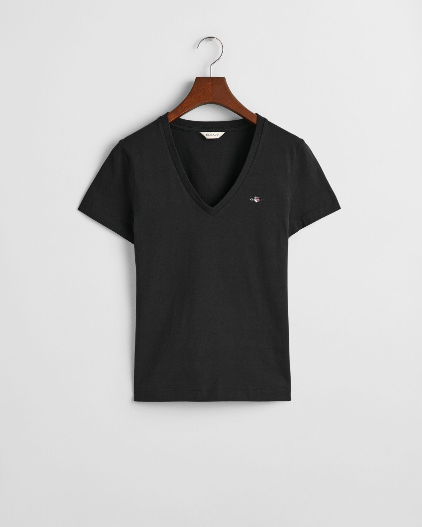 Shield T-shirt met V-hals