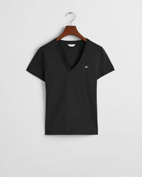 Shield T-shirt met V-hals