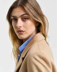 Manteau tailored fit classique en laine