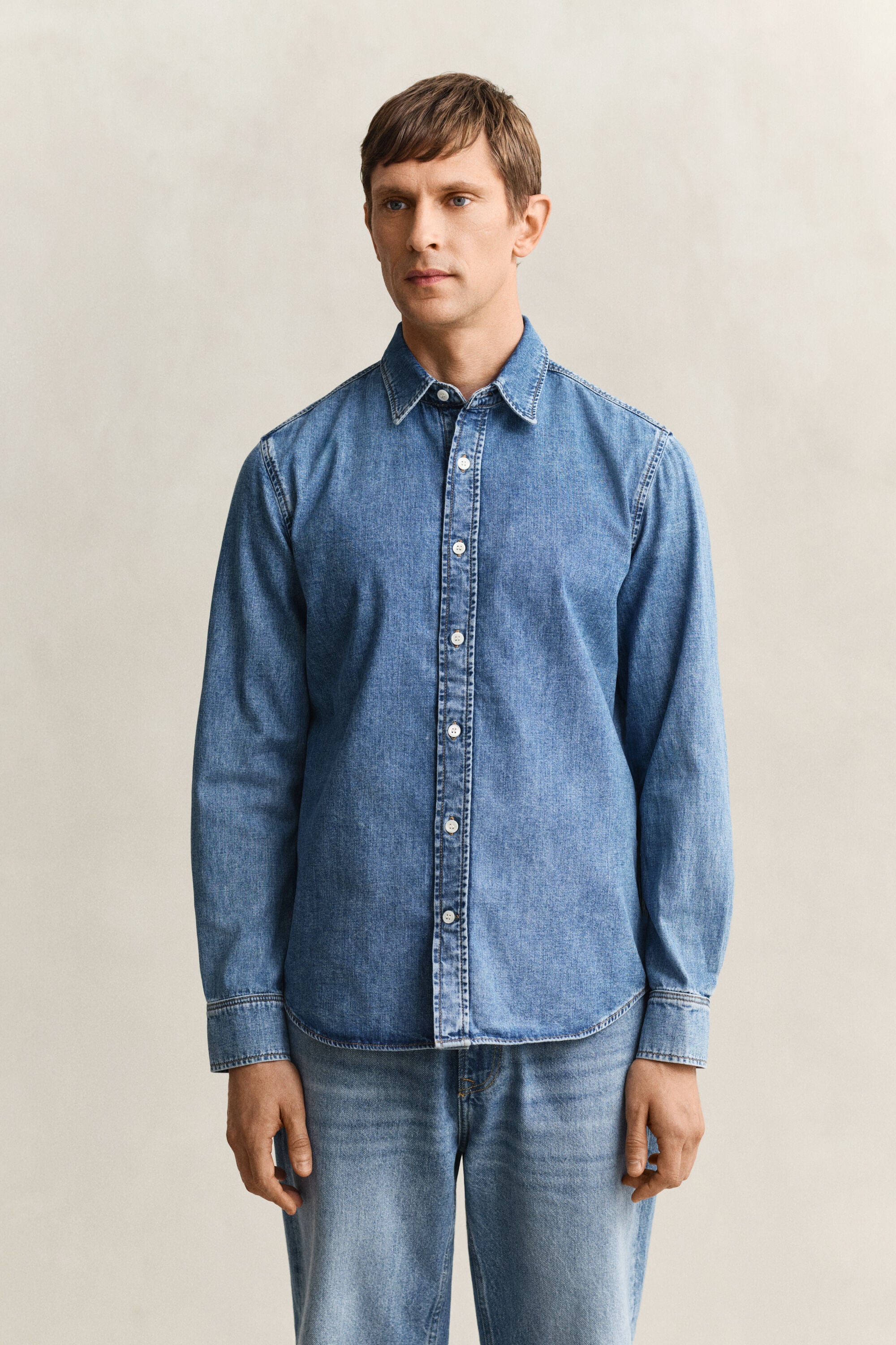 Denim overhemd