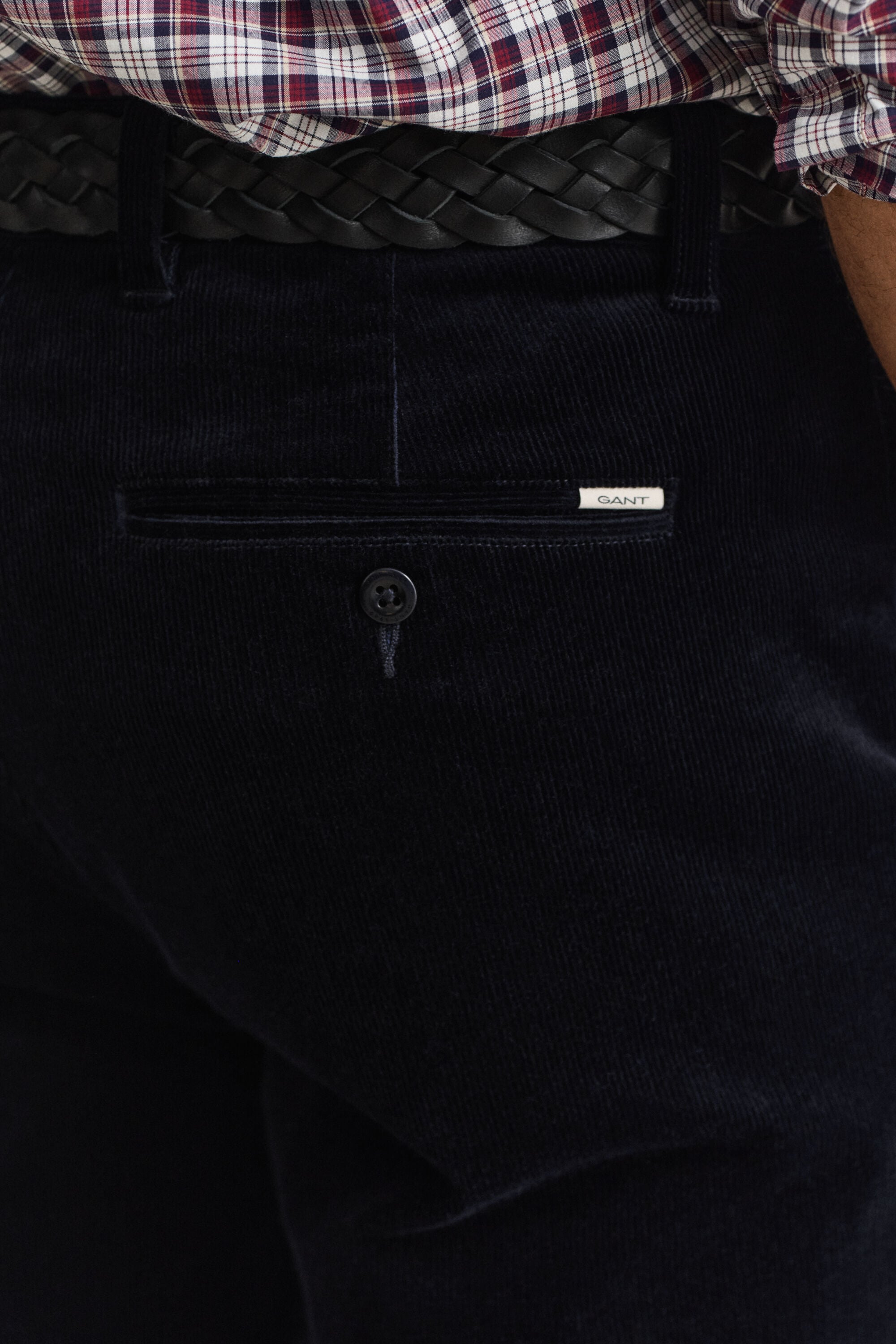 Pantalon Regular en velours côtelé