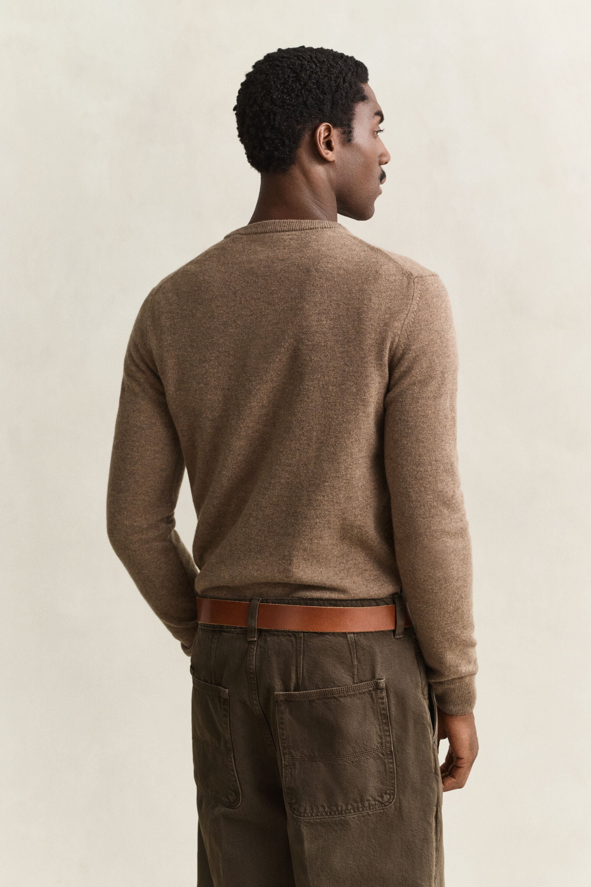 Pull col rond en laine d’agneau