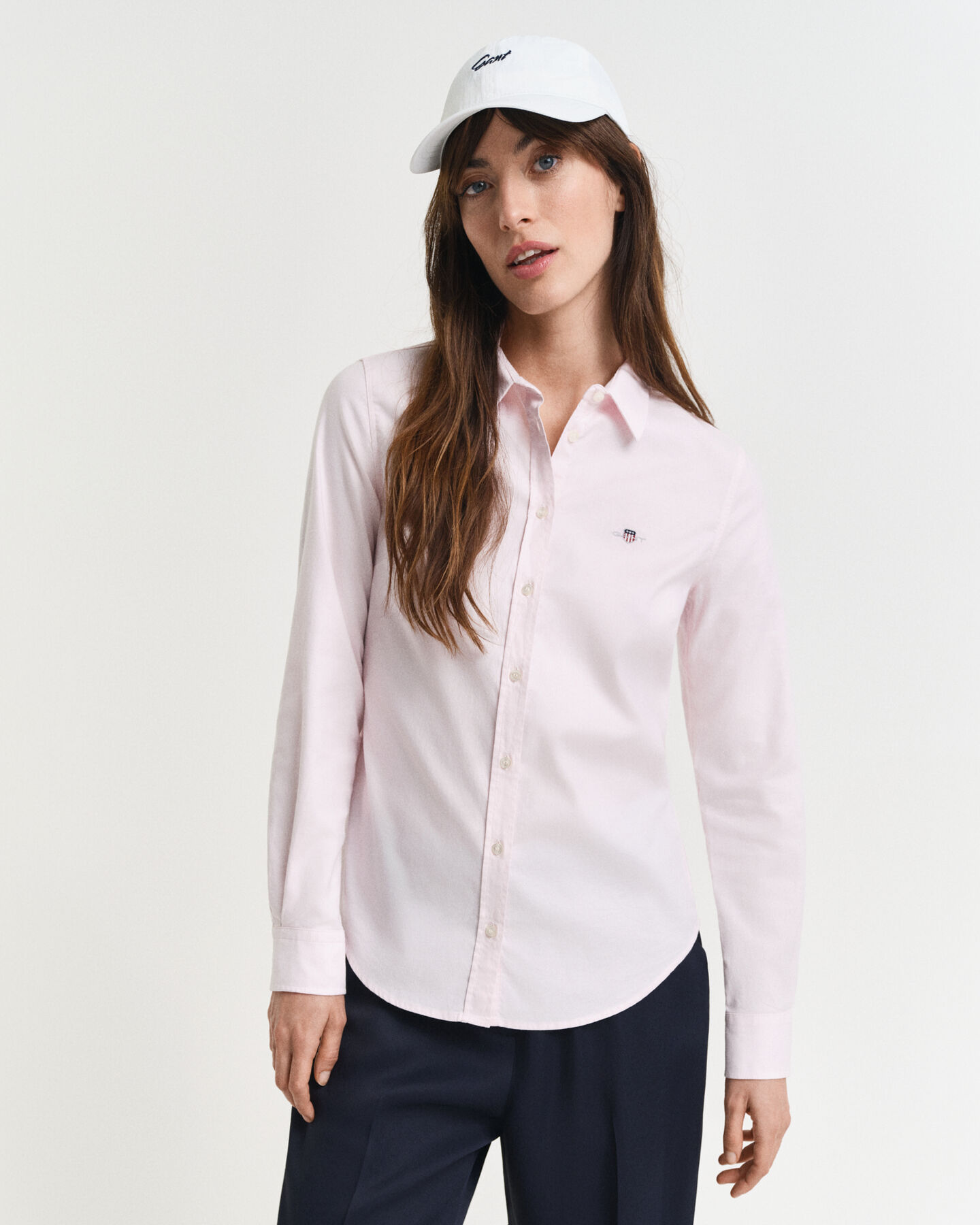 Chemise coupe slim en coton Oxford stretch