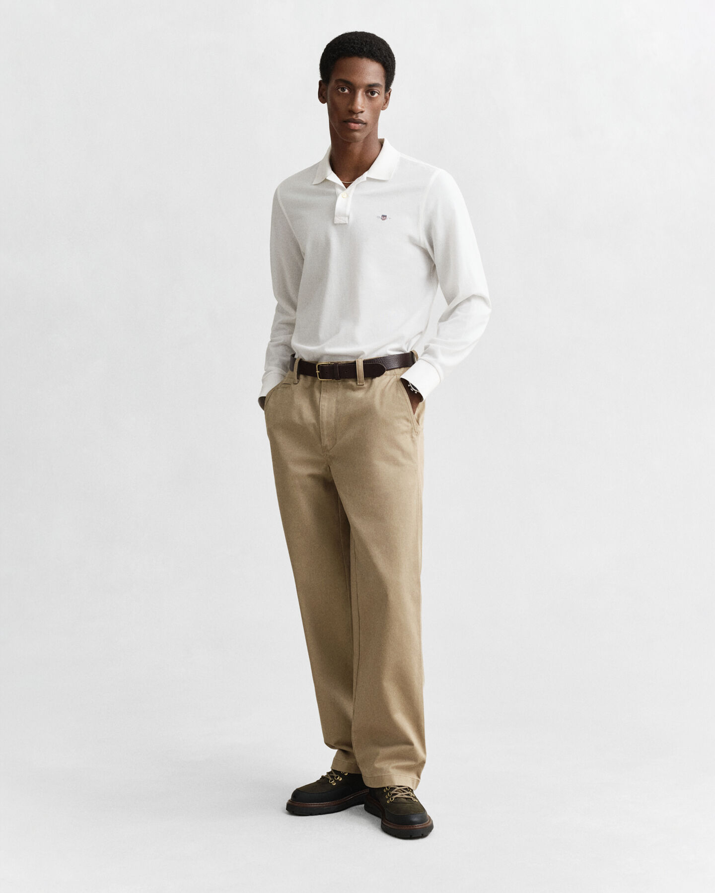 Polo Rugger en coton piqué Shield