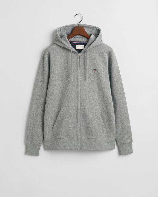 Shield hoodie met ritssluiting