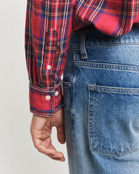 Relaxed Fit hemd met Schotse ruit